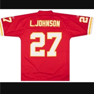 New Larry Johnson red Kansas City chiefs game jersey same size same as worn in
